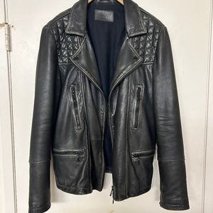 Allsaints Cargo Leather Jacket